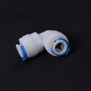 5Pcs 1/4" Tube to 1/4" Tube Push Fit Elbow Quick Connect connector RO System OS