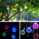 Outdoor Solar LED Lights Crystal Ball Garden Fairy lamp Color Change Party GMN