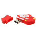 Mini Merry Christmas Santa 32GB U-Disk Memory Stick Pen Flash Drive USB 2.0