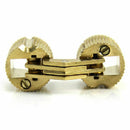 4 PCS 10 mm Copper Barrel Hinges Cylindrical Hidden Cabinet Concealed Invis B7V2