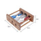 1/3/5 Minutes Wood Frame Hourglass Sandglass Sand Clock Timer Random Color