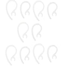 20x Clamp Earhook Ear Hook Loop Clip For Universal Wireless Headsets Hooks