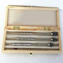 3Pcs Hydrometer Alcohol Meter Vinometer Measure Wine Liquor Tester 0-100
