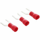 20 Red Insulated Fork Spade Wire Connector Electrical Crimp Terminal 18-22A