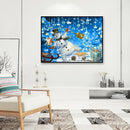 DIY Full Drill Diamond Painting Mosaic Picture Bead Art (5546 Big Snowman)