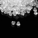 Silicone Earring Backs Rubber Earrings Backs Stoppers Cap Soft Clear Ear Ring