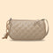 Fashion Lattice Pattern Women Handbag Chain Shoulder Underarm Bag (Khaki)