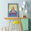 5D DIY Special Shaped Diamond Painting Religious Cross Stitch Mosaic Kit