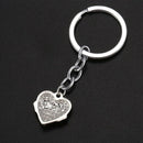Fashion Lovely Crystal Rhinestone Letter "NANA" Heart Pendant Key Ring Key  U4T7