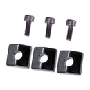3pcs Electric Guitar Bridge Locking Nut Block Clamp&Screws&Pin Puller Set
