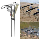 Double Spring Fishing Rod Holder Lengthened Automatic Adjustable Tackle-Bracket