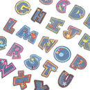 Iron on Letter Patches, Alphabet Applique Patches or Sew on Appliques