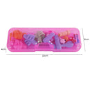 Kids Writing Pencil Holder Rubber Children Pen Aid Grip Tools Set (Red) A