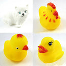 13Pcs Soft Rubber Float Sqeeze Sound Baby Wash Bath Play Animals Baby Toys JR