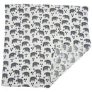 Black bear printing muslin Baby Cotton Swaddling bag Infant Newborns