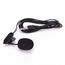 mini 3.5mm hands-free mic microphone clip on lavalier lapel for pc laptop bla N+