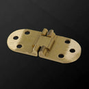 2x Brass Butler Tray Hinge Wearable Screw Folded Table Semicircular Foldin ZBT