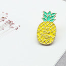 Fruit Pineapple Brooch Creative Badges Jacket Shirt Clothing Pins (Style 3) A