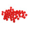 Pack of 50 Round Wood Dice Set Red Color Blank Wooden Dice Self DIY Pattern