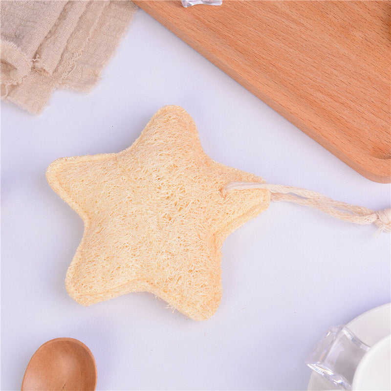 Star Loofah Luffa Loofa Bath Shower Washing Body Pot Sponge Cleaning Supply Kw