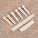 Styling with Saddle Nut Set Strings Bridge 6pcs Fit for Acoustic Guitar Pins
