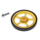2 Pieces Easywheel Modification Wheel Replacement for Brompton Folding Bike