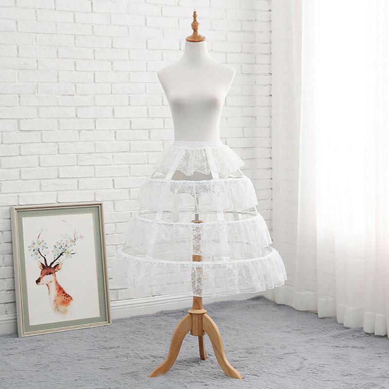 Womens Hoop Bustle Skirt Petticoat Crinoline for Lolita Victorian Gothic Dress