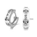 Simple Temperament Girl Earrings Diamond Men's Diamond Fashion Earrings I7A9