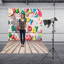 Birthday Background Table Art Clothes Photo Studio Shooting Wall Backdrop Prop