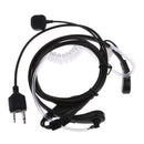 2Pin Throat Vibration Mic Headset Air Tube Earpiece for Midland G6/9