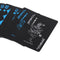Portable Board Game, Black Waterproof Mini Poker Card Playing Cards Plastic