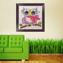 5D Diamond Owl Embroidery Painting Rhinestone Cross Stitch Craft 30*30cm