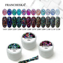 Francheska Professional Diamond Glitter Uv Nail Gel Polish Soak Off Long-La