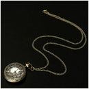 Retro Steampunk pocket watch quartz chain watch watches pendant necklace gi L5J3
