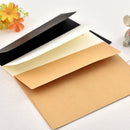 50Pcs/Pack 17.5X12.5Cm Kraft White Black Paper Envelope Message Card Letter R7I4