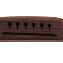 Exquisite Rosewood Replacement Guitar Bridge for 6-Strings Acoustic Folk Guitar