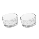 2 Pieces Transparent Reptile Feeders Water & Food Bowls, Glass Turtle Water Dish