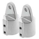 2x Eye End Cap Bimini Top Fitting / Hardware 1'' 25mm Marine Stainless Steel