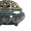2x Ceramic Incense Burners Porcelain Censer Buddha Incense Holder Home Decor