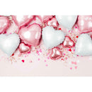 Valentine Photography Background Cloth Heart Balloon Print Photo Backdrops A