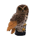 Solar Power LED Owl Lawn Light Waterproof Yard Landscape Lamp (Light Brown)