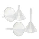 150mm Plastic Short Stem Funnel for Kitchen Laboratory Liquid Transfer 2Pack