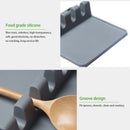 Kitchen Cooking Tools Kitchen Silicone Spoon Rest Utensil Spatula Holder He P7X8