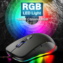 V6 Gaming Mouse 6 Button USB Wired LED Breathing 1000/1500/2000/3000/4000 DPI