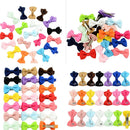 20Pcs Hair Bows Band Boutique Alligator Clip Grosgrain Ribbon Girl Baby Kids TO
