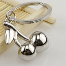 Cute Zinc alloy Cherry Keychain Key Ring Pendant Girl Friend Kid Gift Prese