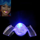 LED Light Up Flashing Flash Mouth Guard Piece Party Glow Tooth Pretty Toy3C