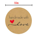 500 thank you stickers scrapbooking hand made handmade lable wedding stickers Cy