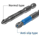 6x/Set Magnetic Nonslip Screwdriver Bit Set PH1 PH2 PH3 PZ1 PZ2 PZ3 Impact Drill