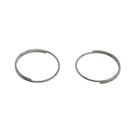 100Pcs Iron Split Key Rings Keyrings Keys chains Charms Clasp DIY Craft 20mm